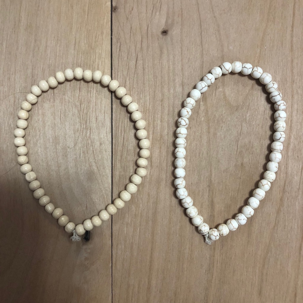 2 Beaded Anklets